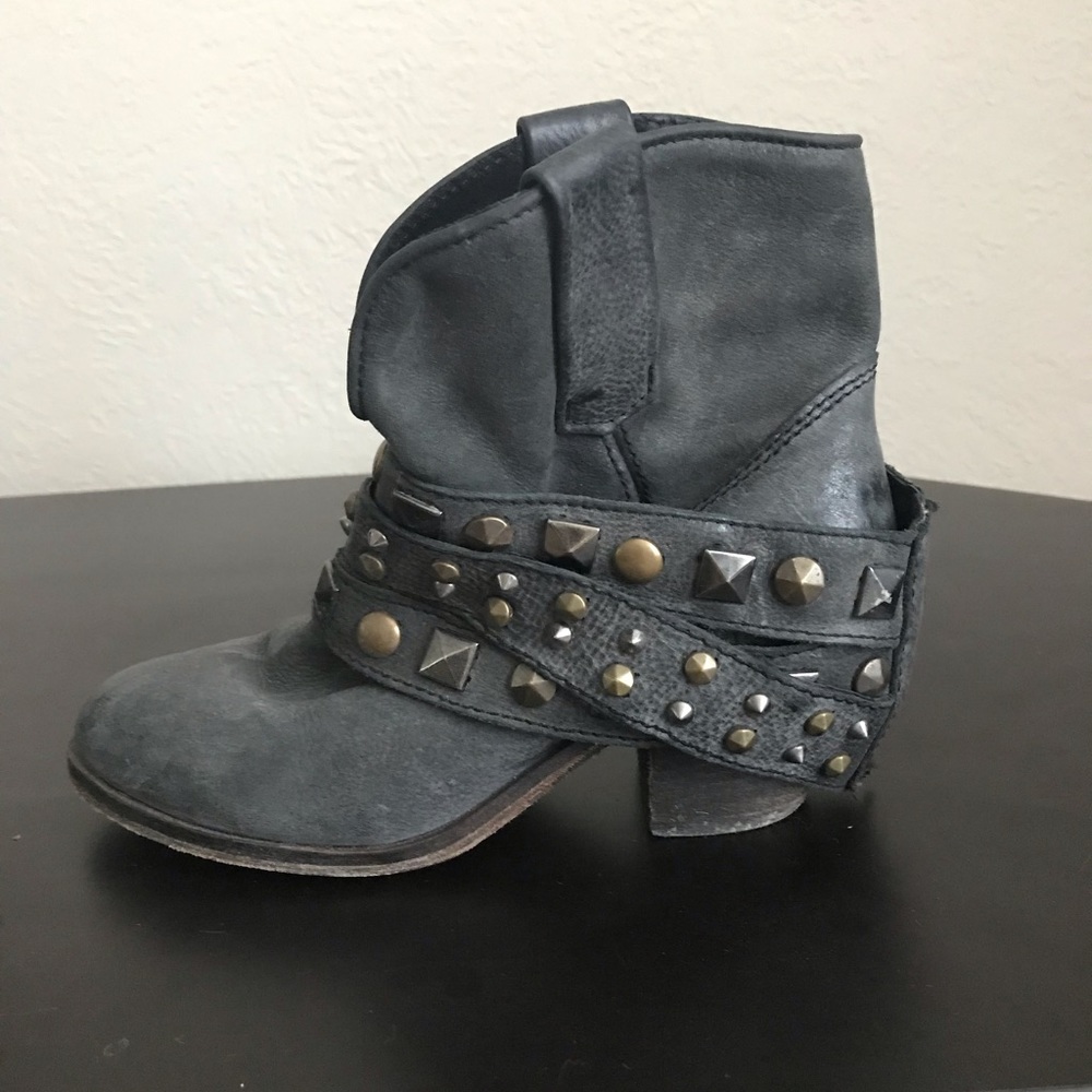 Corral studded strap ankle boot